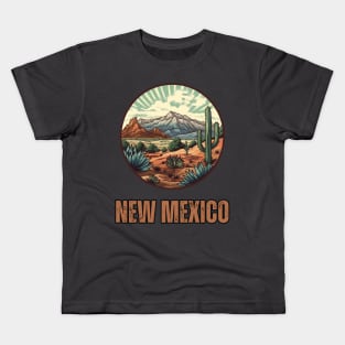 New Mexico State USA Kids T-Shirt